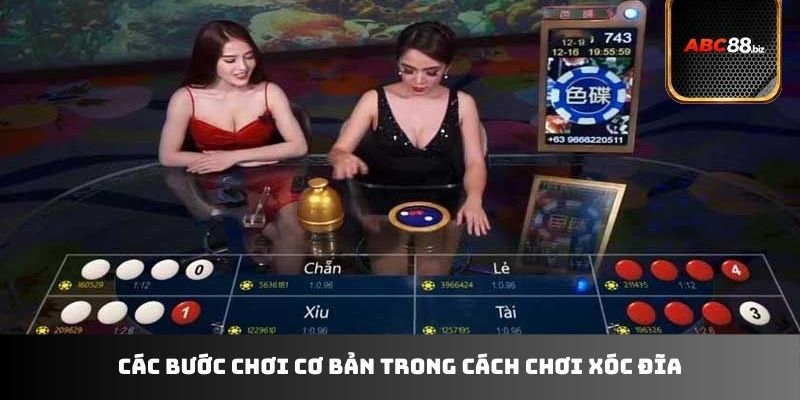 Các bước chơi cơ bản trong cách chơi xóc đĩa cược thủ phải nắm